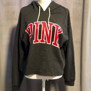 PINK Cutoff Hoodie